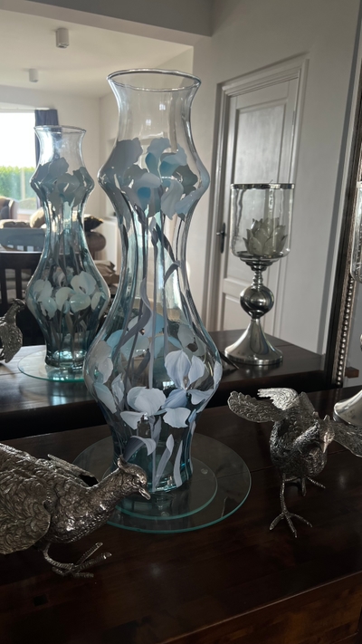 White long irises